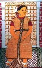 Fatima in Orange Caftan - 1971
